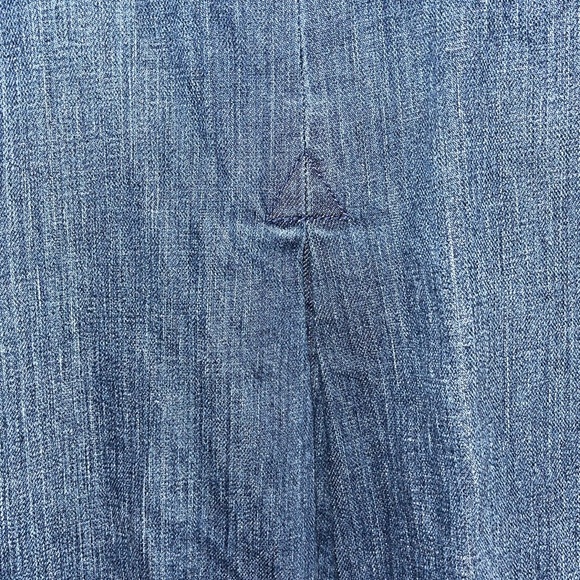 Talbots front slit size 6 denim skirt - Picture 5 of 11